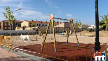 imagen de zona infantil del parque Rivas Moreno de Miguelturra, septiembre 2018