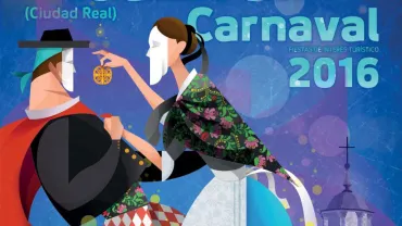 imagen extracto del cartel anunciador del Carnaval 2016 de Miguelturra