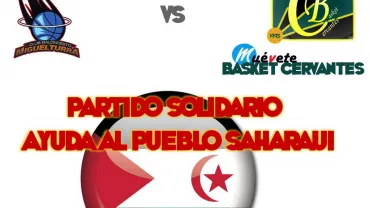 imagen cartel partido solidario de baloncesto, noviembre 2015
