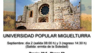 imagen cartel información sobre Un paseo Real, agosto 2017