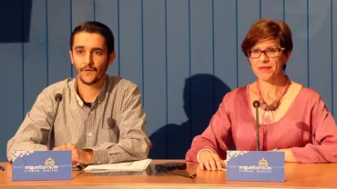 imagen de Victoria Sobrino y Julián Céspedes, abril 2017