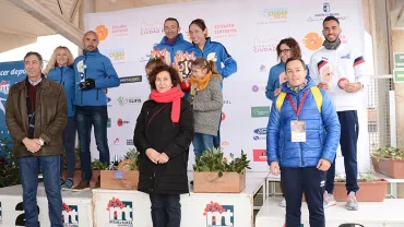 imagen del podio de la Media Maratón Rural Villa Miguelturra 2019, fuente imagen Circuito Carreras Populares Ciudad Real