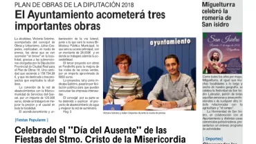 imagen de la portada del Boletín Informativo Municipal del mes de junio de 2018