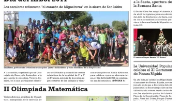 imagen de la portada del Boletín Informativo Municpal, BIM, del mes de mayo de 2017