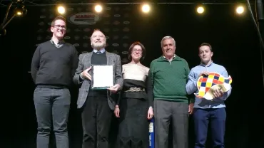 imagen del acto nombramiento Pregonero de Honor a Guillermo Summers, enero 2017