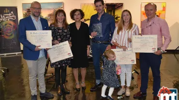 imagen de autoridades y personas premiadas Certamen Carta Puebla Miguelturra 2019