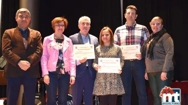 imagen entrega premios y reconocimientos especiales educación, enero 2019, Miguelturra