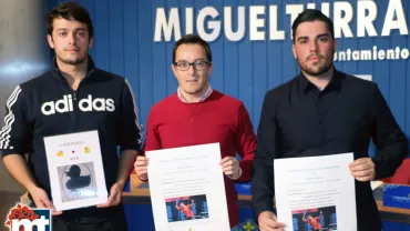 imagen de la presentación oficial de la jornada de tenis de mesa, diciembre 2017