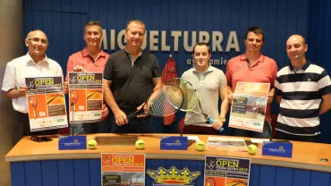 imagen presentación de la décima edición del Torneo de Tenis en Tierra Batida de Miguelturra