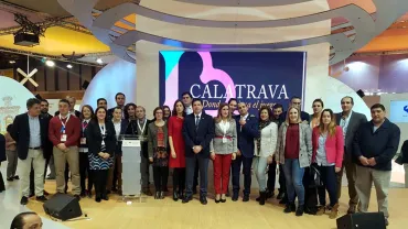 imagen presentación turística del Campo de Calatrava en Fitur 2018, fuente imagen Gabinete Prensa Multimedia