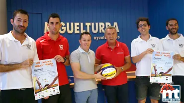 imagen de la presentación del Torneo de Voley Playa Miguelturra 2017