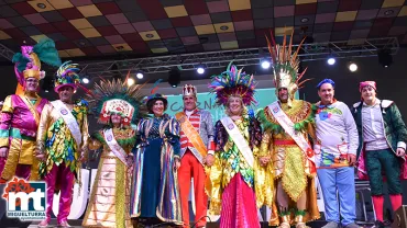 imagen durante la proclamación de las Máscaras Mayores del Carnaval de Miguelturra 2020