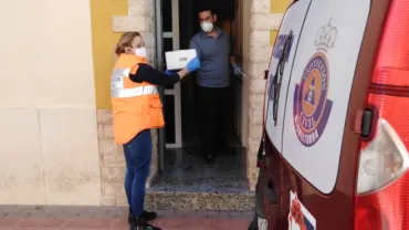 imagen de Protección Civil Miguelturra durante el Covid19, fuente imagen Gabinete Prensa Multimedia