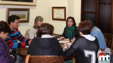 imagen de la reunión de Fisensi y Ayuntamiento de Miguelturra, febrero 2016