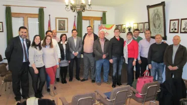 imagen de personas participantes en el Pleno de la Mancomunidad, enero 2016