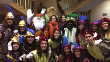 Reyes Magos con la alcaldesa y la concejala de Cultura, enero 2017