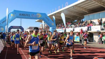 imagen de la salida de la Media Maratón Rural Villa Miguelturra 2017