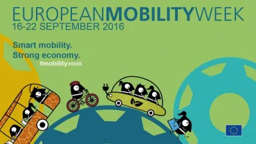 imagen que publicita la Semana Europea de la Movilidad 2016