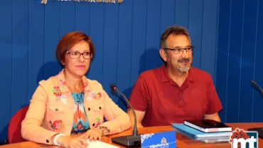 imagen de la rueda de prensa de Sobrino y Fernández a colación de la RPT, septiembre 2018