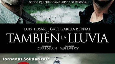 imagen del cartel de la proyección de También la lluvia, diciembre 2016
