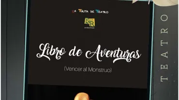 imagen del cartel de la obra de teatro Libro de Aventuras, mayo 2017