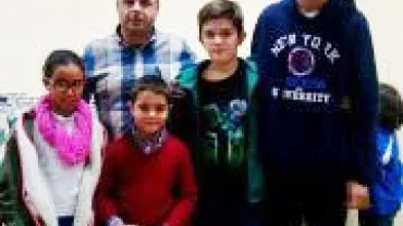 imagen de participantes en el torneo de ajedrez, diciembre 2016