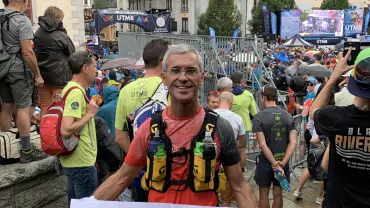 imagen de Marcial González Rivero tras la carrera, fuente imagen él mismo