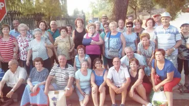 imagen de la Asociación de Jubilados y Pensionistas de Miguelturra en Ruidera, julio 2017