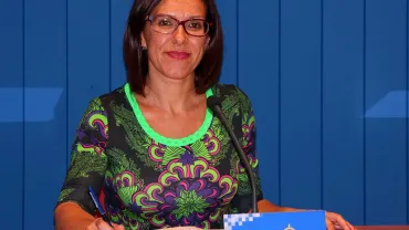 Victoria Sobrino, alcaldesa de Miguelturra, diciembre 2015