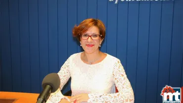 imagen de la alcaldesa de Miguelturra, Victoria Sobrino, octubre de 2017