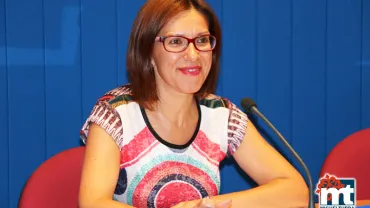 imagen de la alcaldesa Victoria Sobrino, 19 octubre de 2015