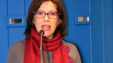 imagen de la alcaldesa de Miguelturra, Victoria Sobrino, marzo 2016