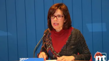 imagen de la alcaldesa de Miguelturra Victoria Sobrino García, abril 2016