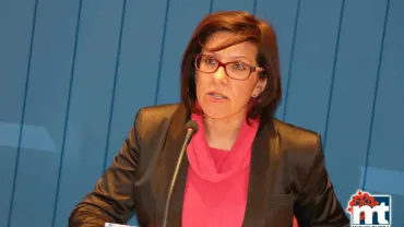 imagen de la alcaldesa de Miguelturra, Victoria Sobrino, febrero 2016