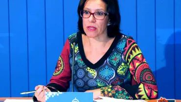 imagen de la alcaldesa de Miguelturra Victoria Sobrino, 15 octubre 2015