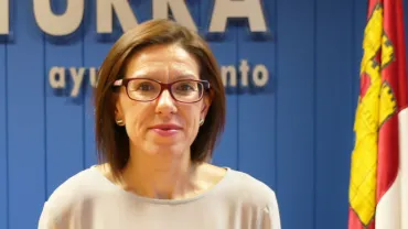 imagen de la alcaldesa Victoria Sobrino García, julio 2015