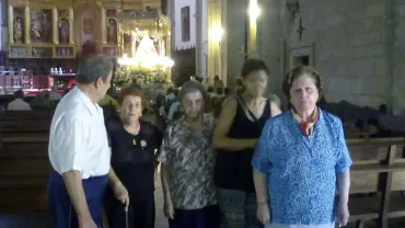 imagen de la visita a la Virgen del Prado de Ciudad Real capital, agosto 2015