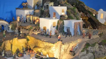 imagen de archivo de uno de los belenes presentados al concurso de 2014, fuente imagen Esmeralda Muñoz Sánchez