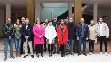 imagen de la visita institucional a la Casa de la Capellanía, 23 de marzo de 2018