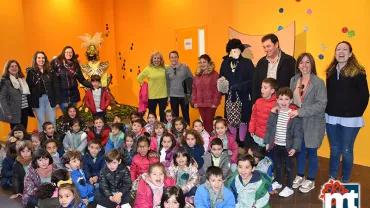 imagen visita de alumnado de colegios al Museo del Carnaval de Miguelturra, 27 de febrero de 2020