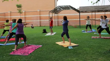 Yoga en la piscina 2016