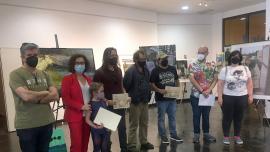 imagen de la entrega de premios del concurso de pintura rápida, Miguelturra mayo de 2021