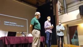 imgen de las charlas de geoparques en Miguelturra, junio de 2021
