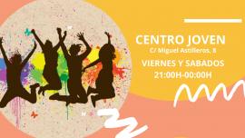 imagen cartel de las salas de ocio del Centro Joven de Miguelturra, octubre de 2021