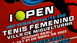 imagen del cartel Open Femenino Tenis Villa Miguelturra, 2022