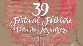 Cartel Festival Folklore Villa Miguelturra 2022