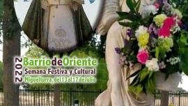 imagen del programa de fiestas del Barrio Oriente, Miguelturra 2022