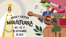 programa Feria y Fiestas 2022 Miguelturra