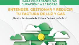 Cartel del taller factura luz y gas, Miguelturra 2023