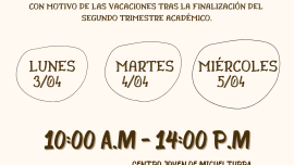 Horario especial salas de ocio, Miguelturra semana santa 2023